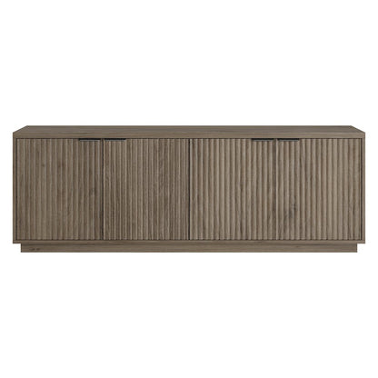 Mansfield Rectangular TV Stand for TV's up to 78" in Antiqued Gray Oak