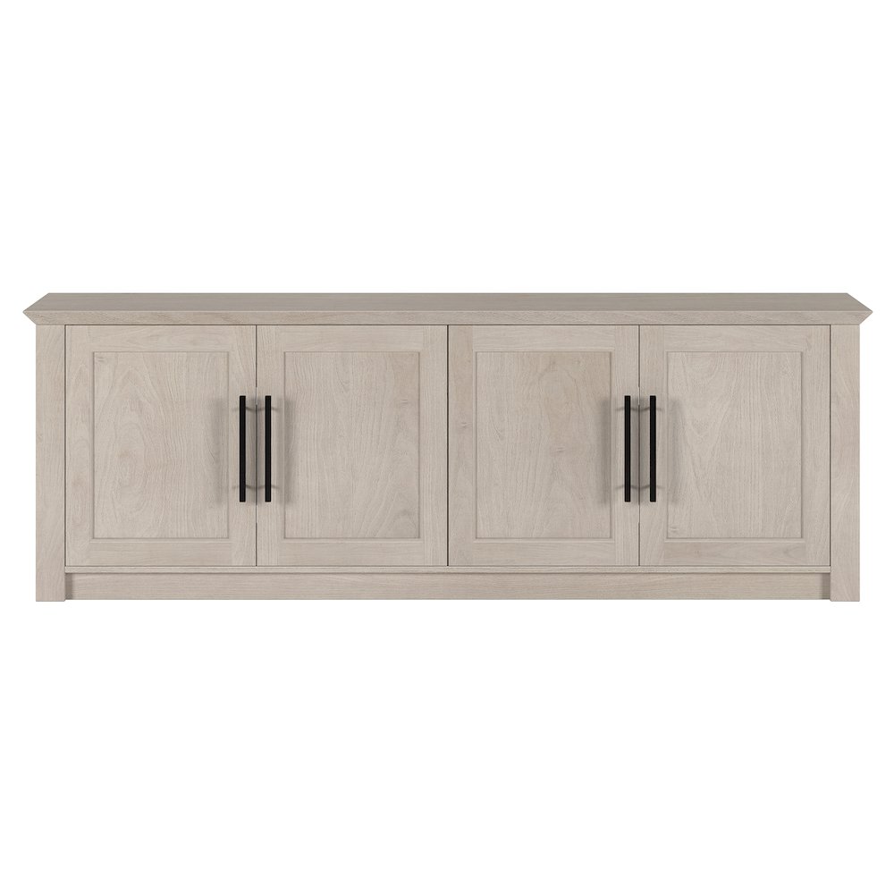 Thornwell Rectangular TV Stand for TV's up to 78" in Alder White