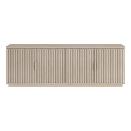 Mero Rectangular TV Stand for TV's up to 75" in Alder White