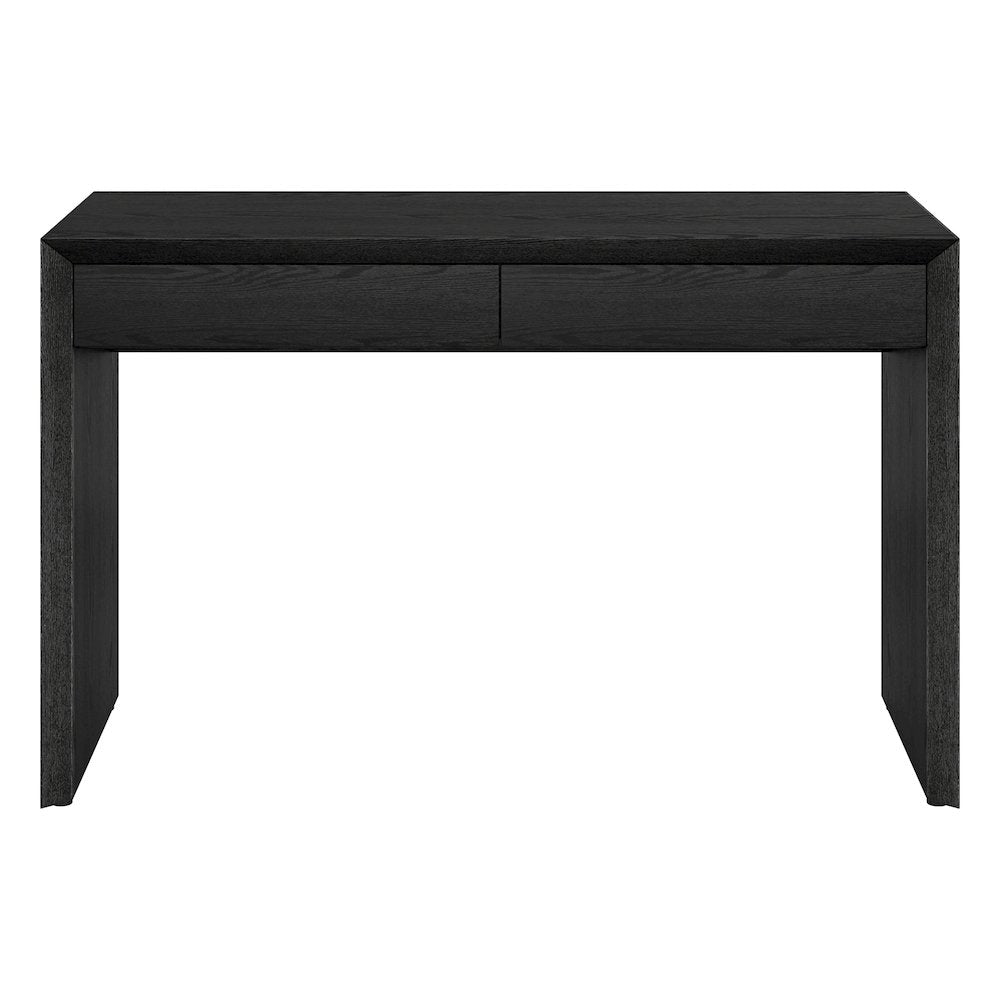 Pembroke 48'' Wide Rectangular Desk in Black Grain