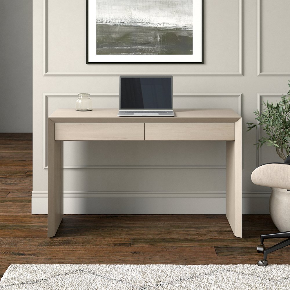 Pembroke 48'' Wide Rectangular Desk in Alder White