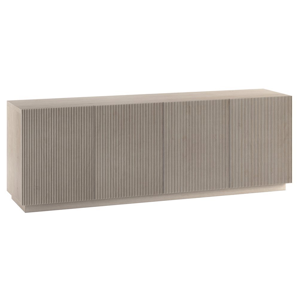 Halifax Rectangular TV Stand for TV's up to 75" in Alder White