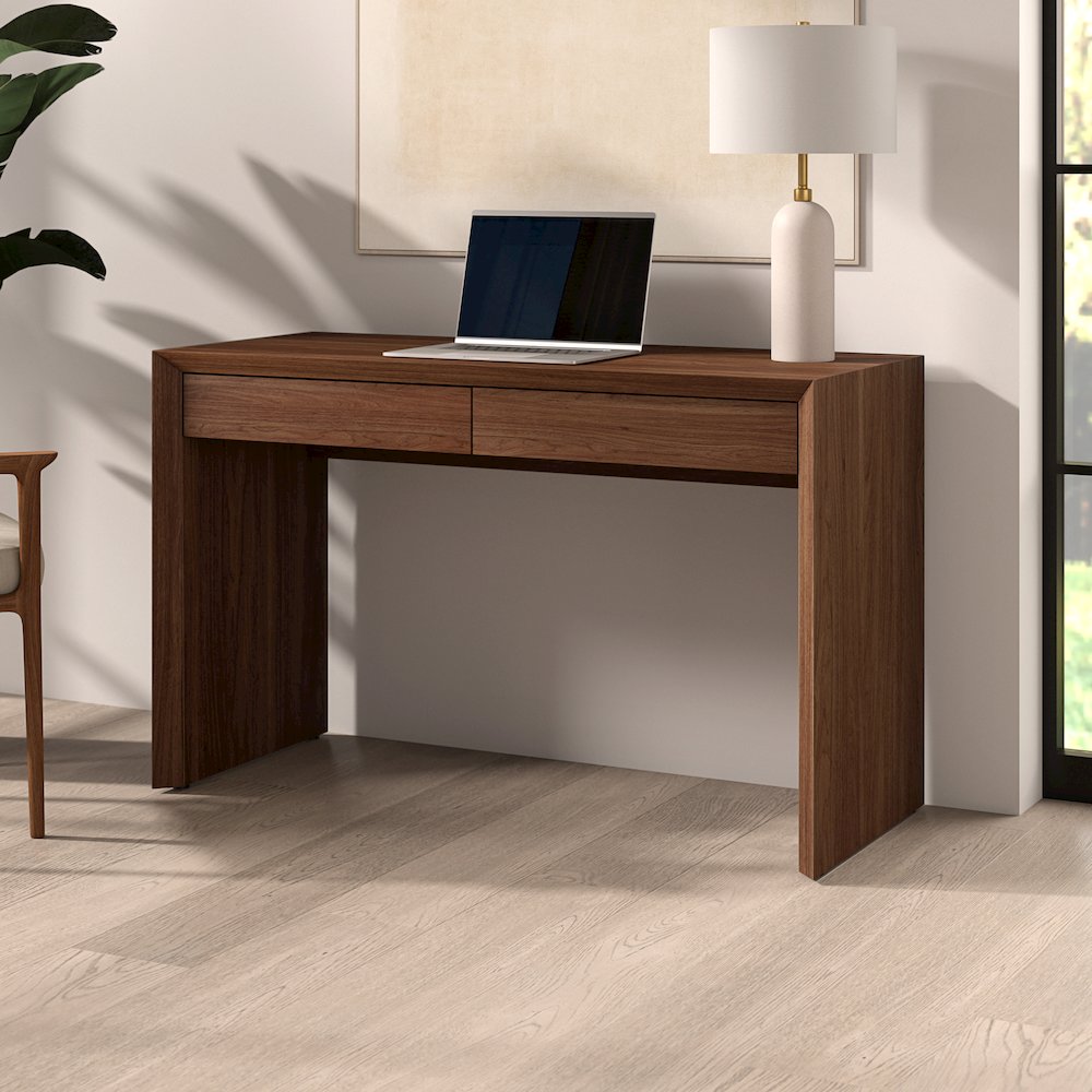 Henn&Hart 48'' Modern Rectangular Home Office Desk, Computer Desk, Writing