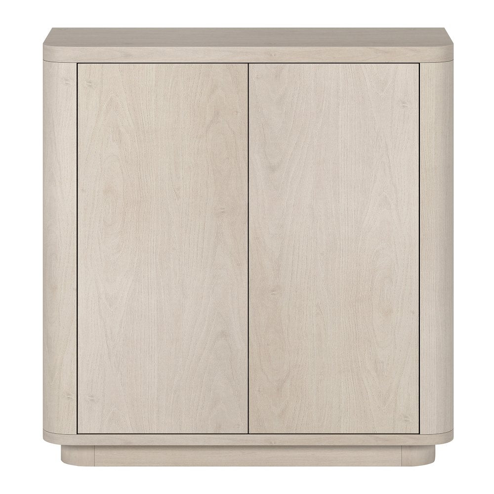Plympton 32" Wide Rectangular Accent Cabinet in Alder White