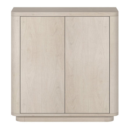Plympton 32" Wide Rectangular Accent Cabinet in Alder White