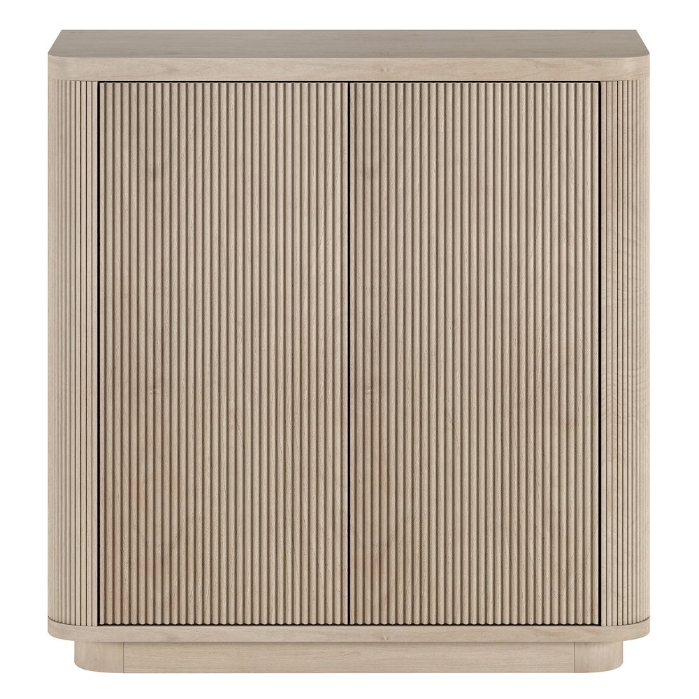 Easton 32" Wide Rectangular Accent Cabinet in Alder White