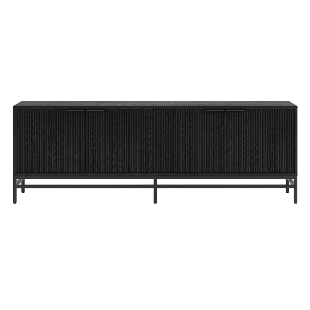Montello Rectangular TV Stand for TV's up to 78" in Black Grain
