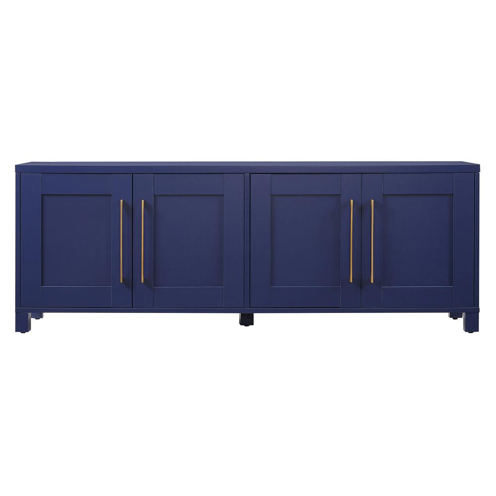 Chabot Rectangular TV Stand for TV's up to 75" in Dark Blue