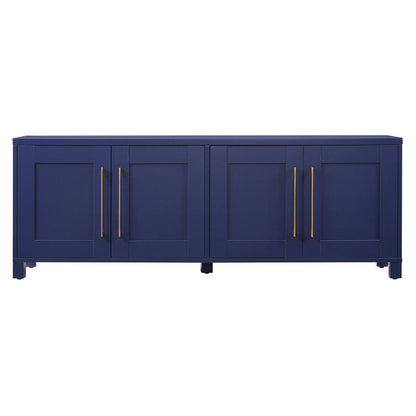 Chabot Rectangular TV Stand for TV's up to 75" in Dark Blue