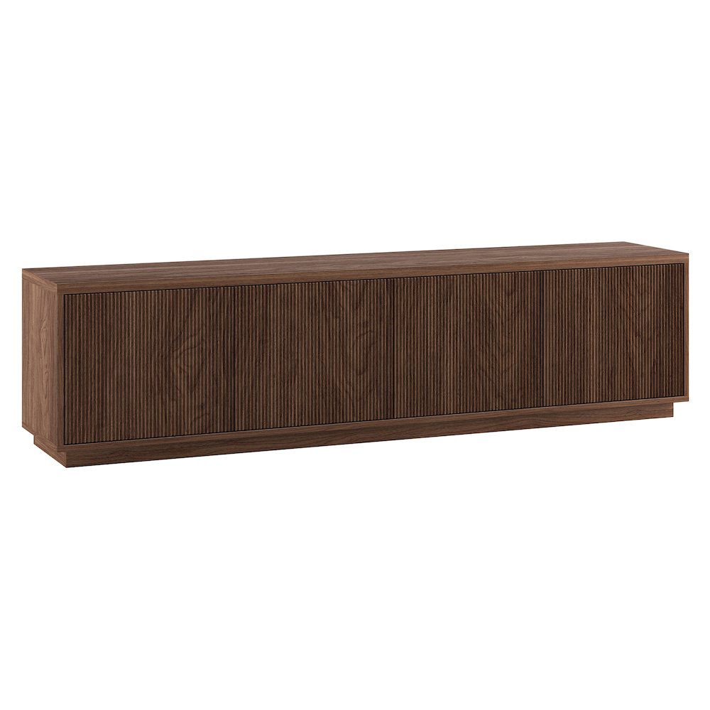 Hanson Rectangular TV Stand for TV's up to 85" in Satin Walnut