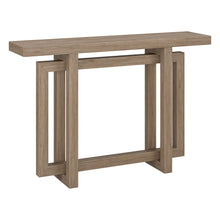 Breslow 44" Wide Rectangular Console Table in Antiqued Gray Oak