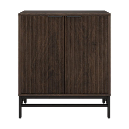 Montello 28" Wide Rectangular Accent Cabinet in Alder Brown