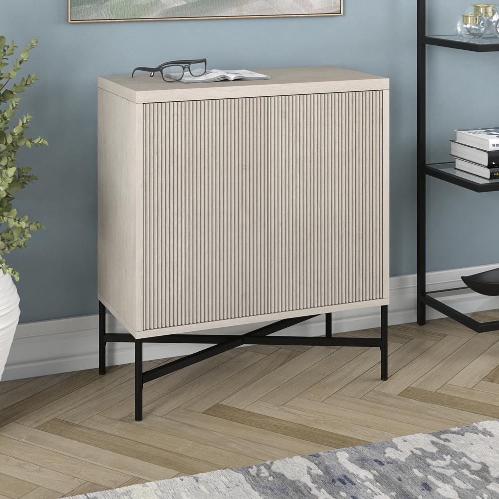 Brighton 28" Wide Rectangular Accent Cabinet in Alder White