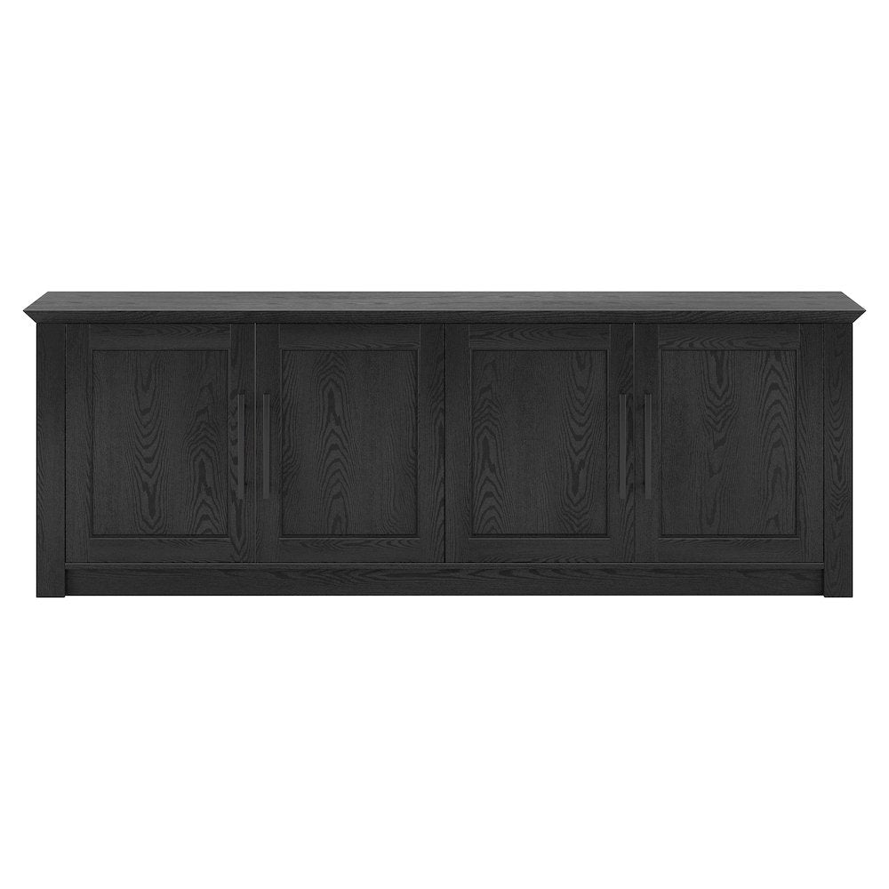 Thornwell Rectangular TV Stand for TV's up to 78" in Black Grain