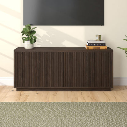 Hanson Rectangular TV Stand for TV's up to 65" in Alder Brown