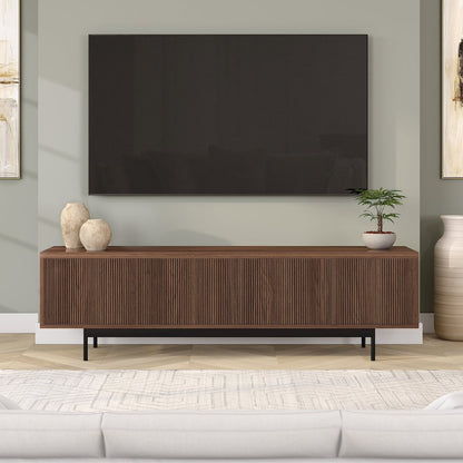 Whitman Rectangular TV Stand for TV's up to 75" in Satin Walnut