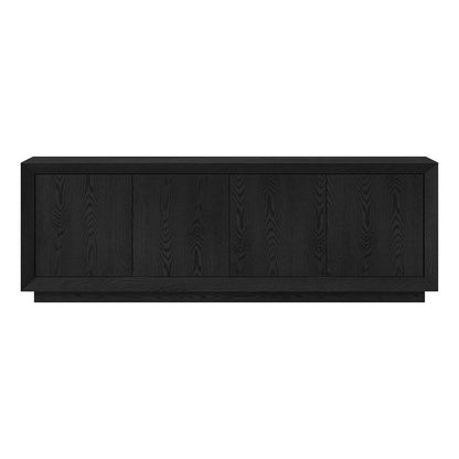 Oswald Rectangular TV Stand for TV's up to 75" in Black Grain