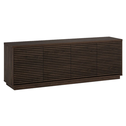 Tullis Rectangular TV Stand for TV's up to 78" in Alder Brown
