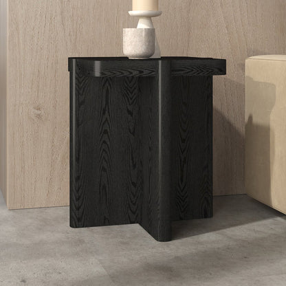 Henn&Hart 20" Modern Wooden Square End Table, Side Table , Nightstand with