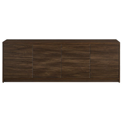 Desmond Rectangular TV Stand for TV's up to 78" in Dark Oak