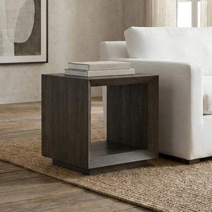 Henn&Hart 22'' Modern Rectangular End Table Side Table, Nightstand with Open