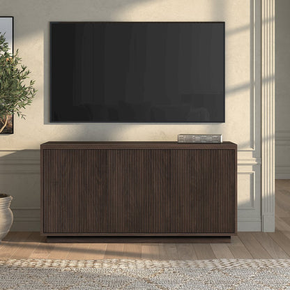 Hanson Rectangular TV Stand for TV's up to 50" in Alder Brown