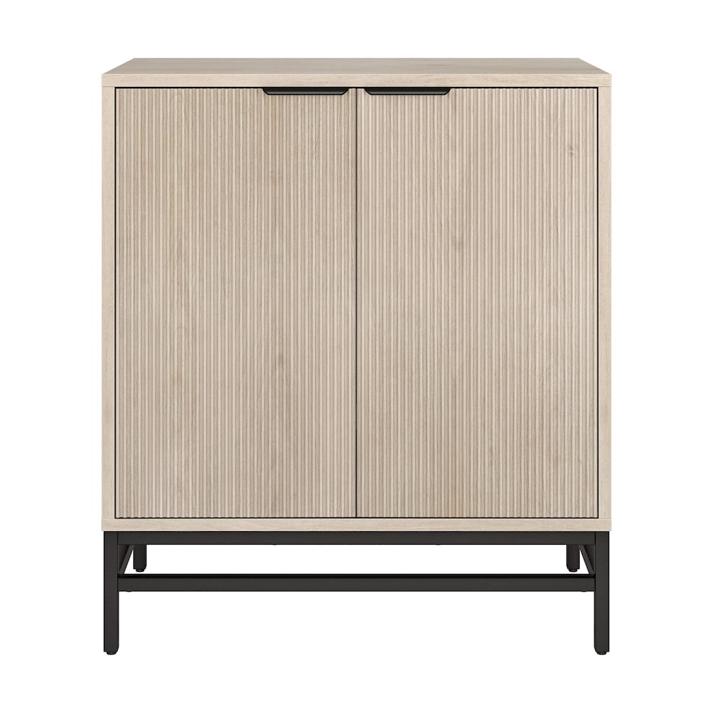 Montello 28" Wide Rectangular Accent Cabinet in Alder White