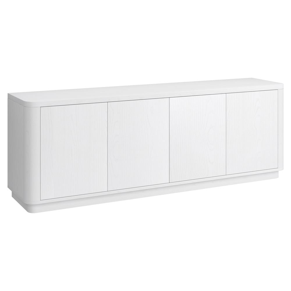 Plympton Rectangular TV Stand for TV's up to 75" in White