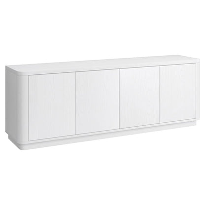 Plympton Rectangular TV Stand for TV's up to 75" in White