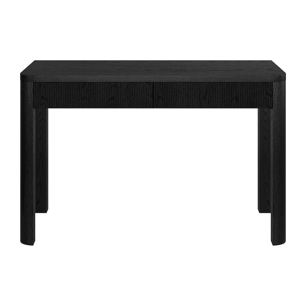 Mendoza 48'' Wide Rectangular Desk in Black Grain