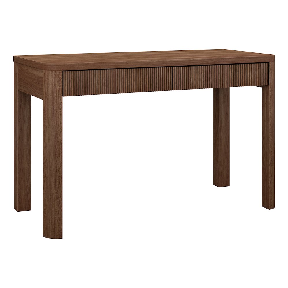 Henn&Hart 47.5'' Modern Rectangular Wooden Fluted Home Office Desk, Computer