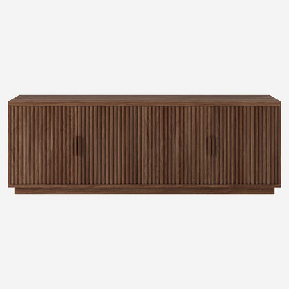 Mero Rectangular TV Stand for TV's up to 75" in Satin Walnut