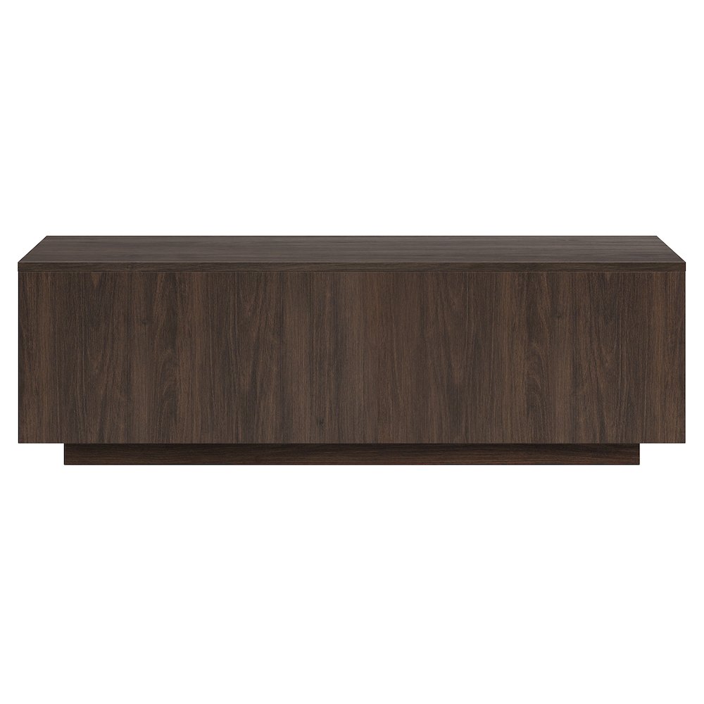 Paxton 48" Wide Rectangular Coffee Table in Alder Brown