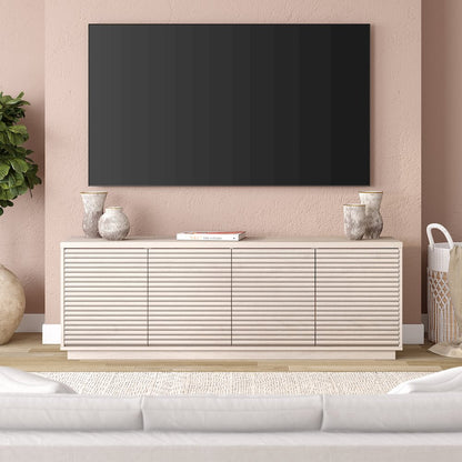 Tullis Rectangular TV Stand for TV's up to 78" in Alder White