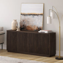 Alston 68" Wide Rectangular Buffet Table in Alder Brown