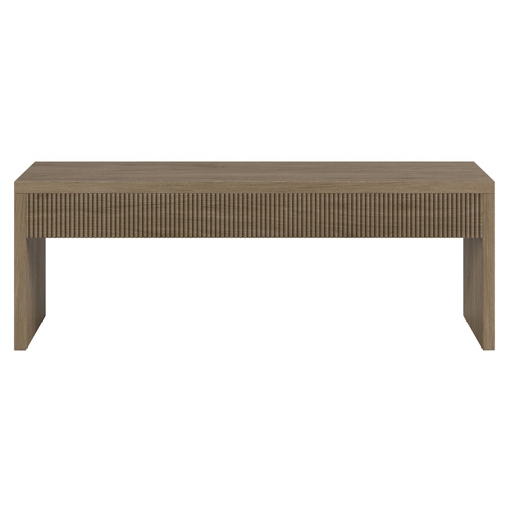 Lawrence Rectangular Coffee Table in Antiqued Gray Oak