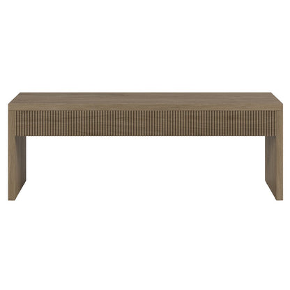 Lawrence Rectangular Coffee Table in Antiqued Gray Oak