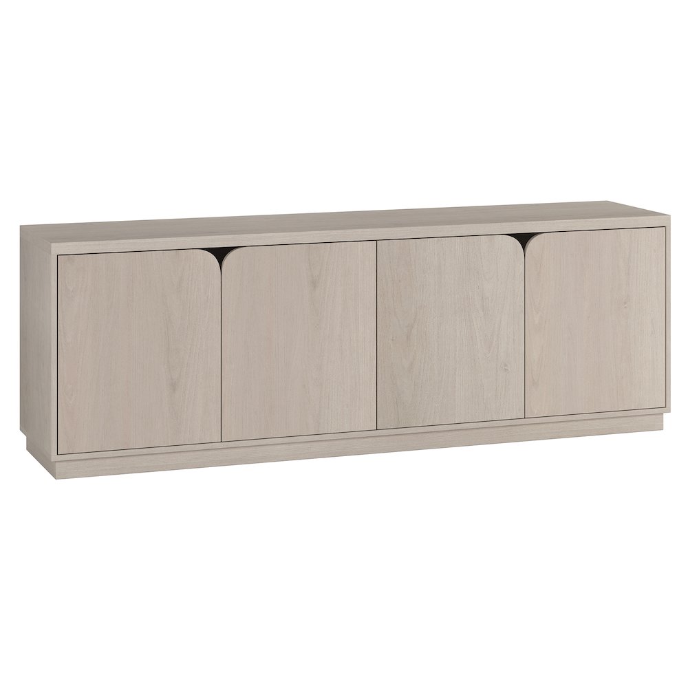 Fitzroy Rectangular TV Stand for TV's up to 78" in Alder White