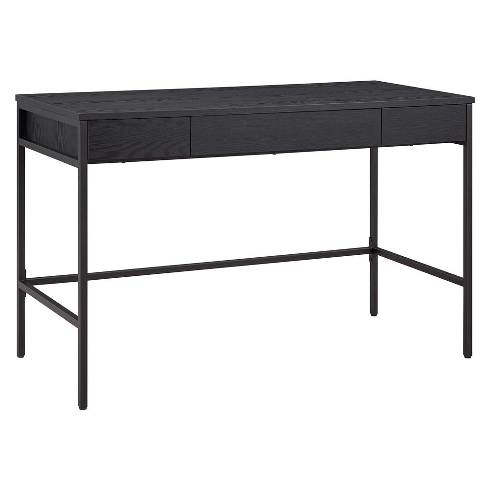 Evans 47.75'' Wide Rectangular Writing Desk in Black