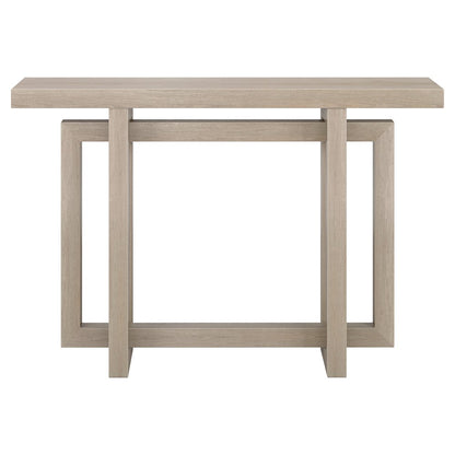 Breslow 44" Wide Rectangular Console Table in Alder White