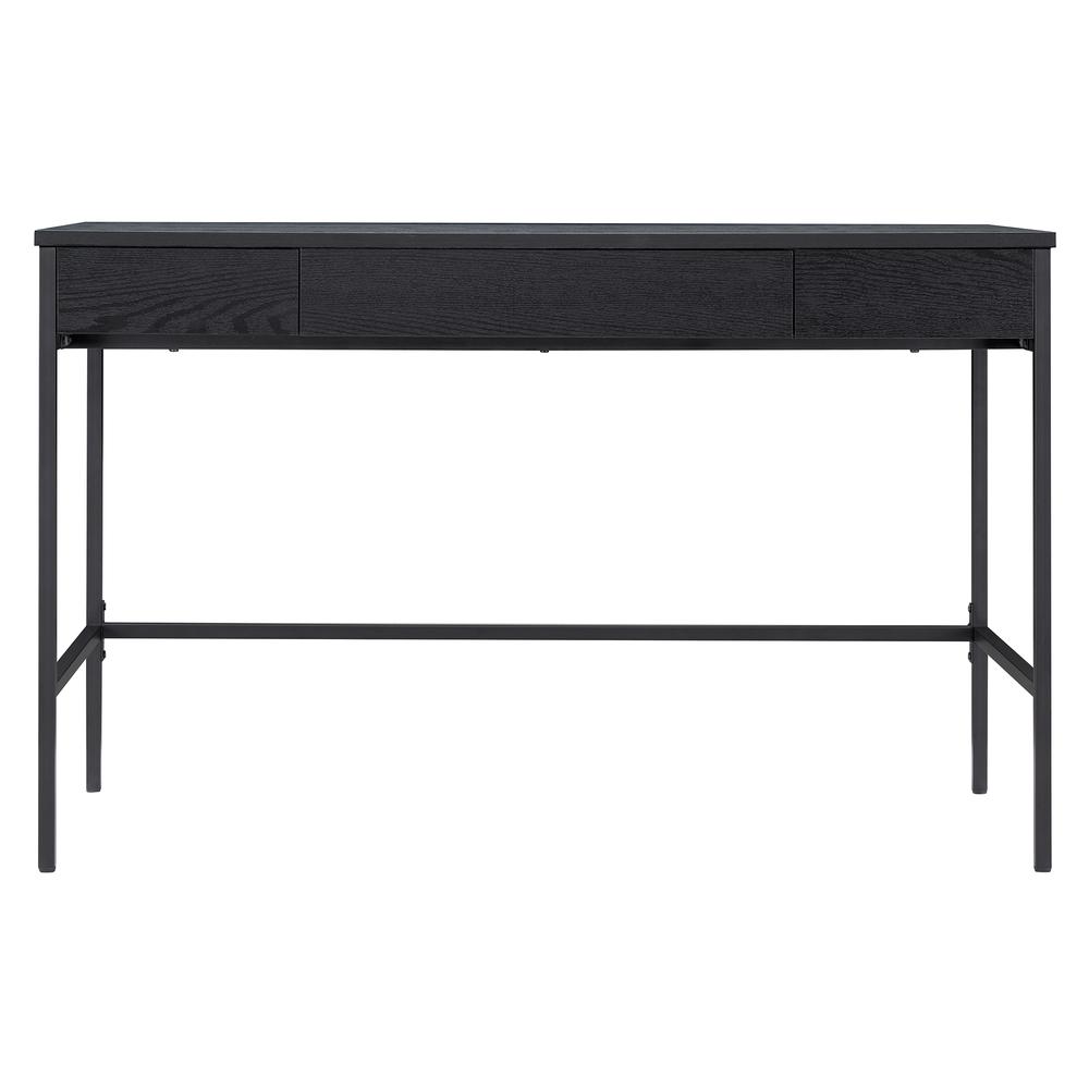 Evans 47.75'' Wide Rectangular Writing Desk in Black
