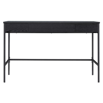 Evans 47.75'' Wide Rectangular Writing Desk in Black