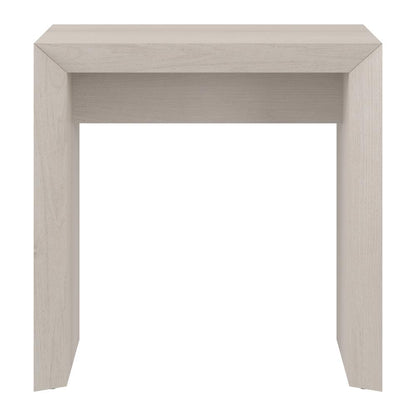 Oswin 22" Wide Rectangular Side Table in Alder White
