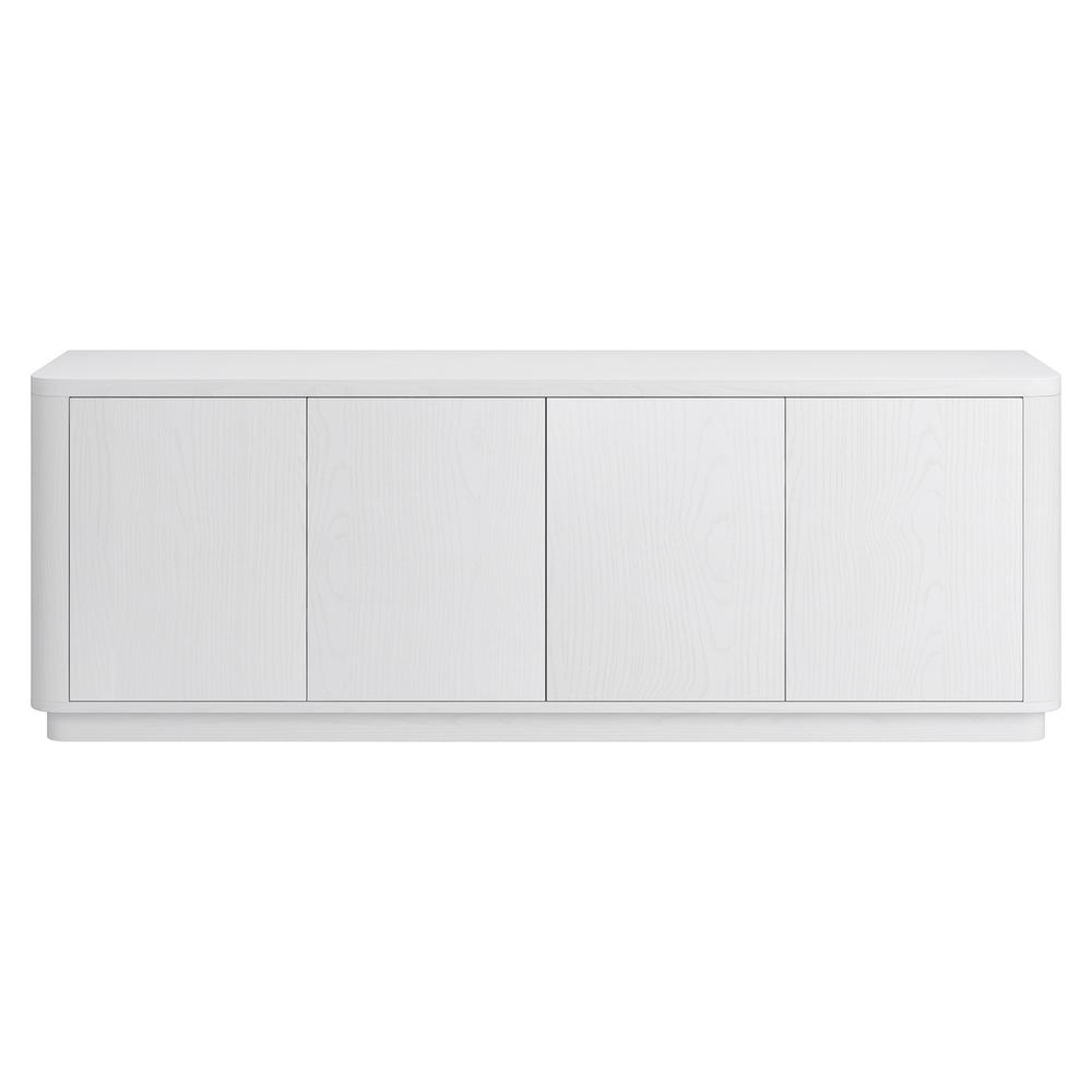 Plympton Rectangular TV Stand for TV's up to 75" in White