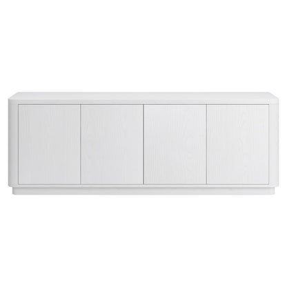 Plympton Rectangular TV Stand for TV's up to 75" in White
