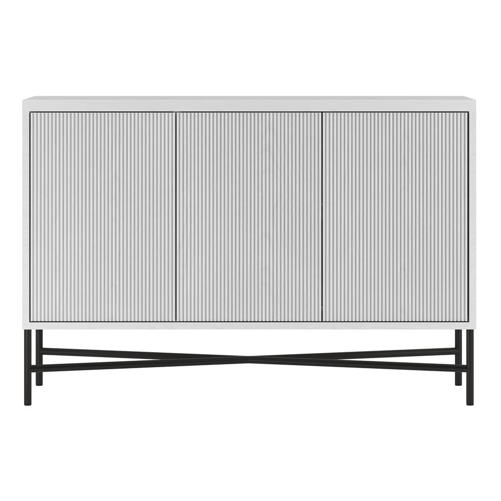 Brighton 48" Wide Rectangular Buffet Table in White