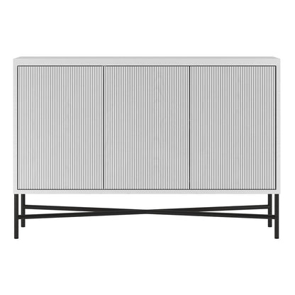 Brighton 48" Wide Rectangular Buffet Table in White