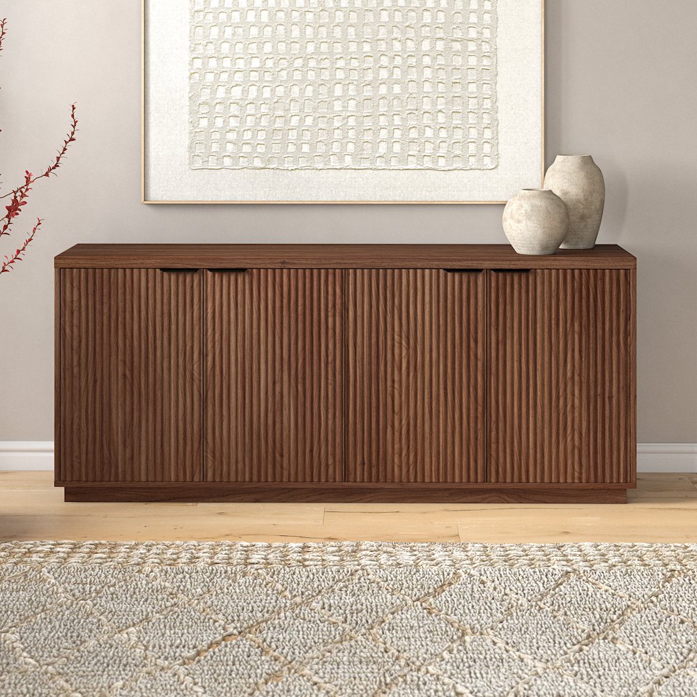 Mansfield 68" Wide Rectangular Buffet Table in Satin Walnut