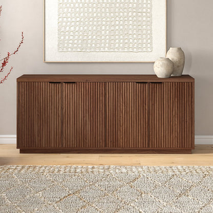 Mansfield 68" Wide Rectangular Buffet Table in Satin Walnut