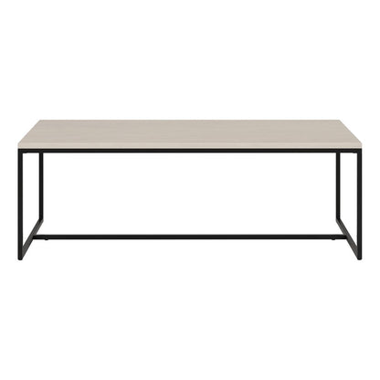 Boone 47" Wide Rectangular Coffee Table in Alder White